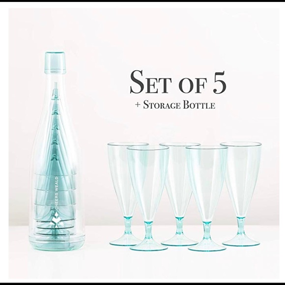 ⭐️ NEW Plastic Wine Glasses Champagne Glasses - Picture 2 of 5